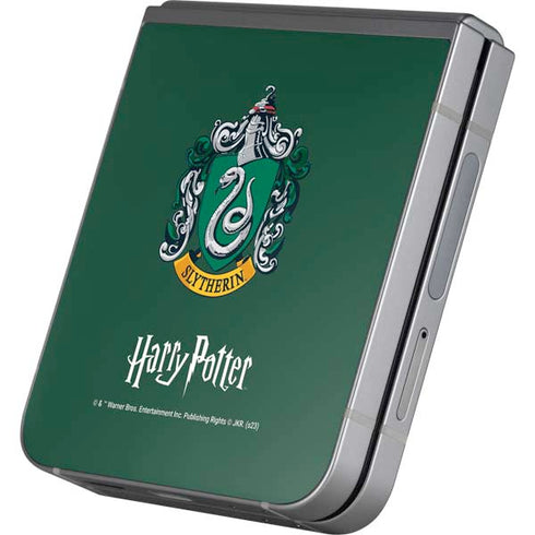 Wizarding World Harry Potter Slytherin House Crest Galaxy Z Flip6 Skin