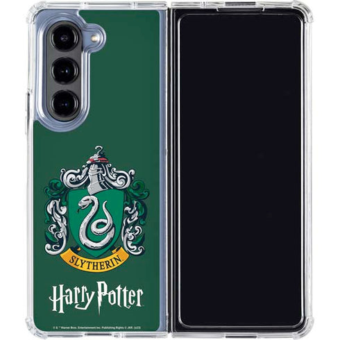 Wizarding World Harry Potter Slytherin House Crest Galaxy Z Fold5 5G Clear Case