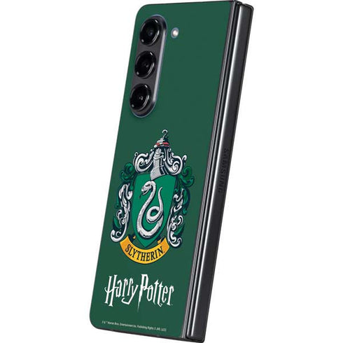 Wizarding World Harry Potter Slytherin House Crest Galaxy Z Fold5 5G Skin