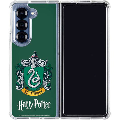 Wizarding World Harry Potter Slytherin House Crest Galaxy Z Fold7 Clear Case