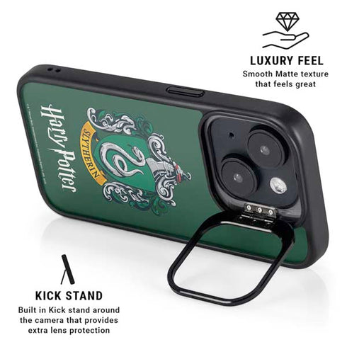 Wizarding World Harry Potter Slytherin House Crest iPhone 14 Plus Kickstand Case