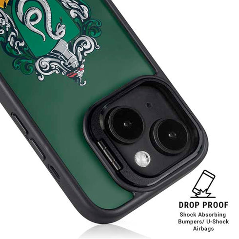 Wizarding World Harry Potter Slytherin House Crest iPhone 14 Plus Kickstand Case