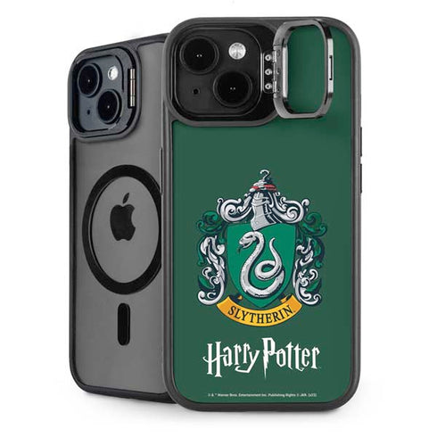 Wizarding World Harry Potter Slytherin House Crest iPhone 15 Plus Kickstand Case