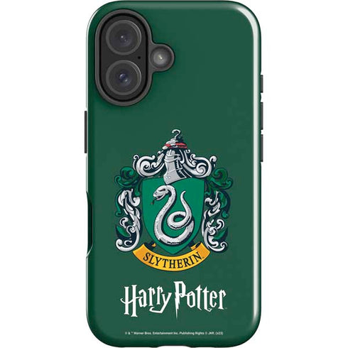Wizarding World Harry Potter Slytherin House Crest iPhone 16 Impact Case
