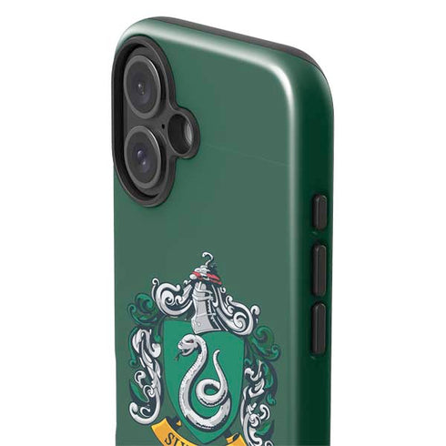 Wizarding World Harry Potter Slytherin House Crest iPhone 16 Impact Case