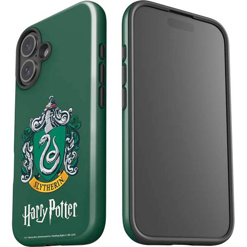 Wizarding World Harry Potter Slytherin House Crest iPhone 16 Impact Case