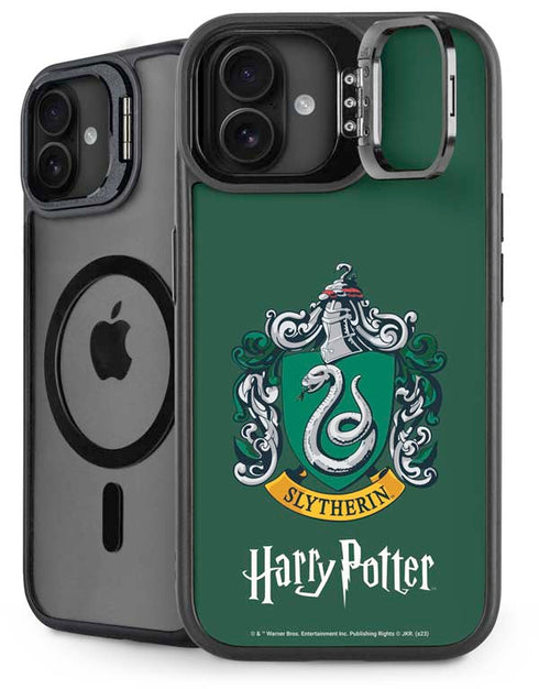 Wizarding World Harry Potter Slytherin House Crest iPhone 16 Kickstand Case