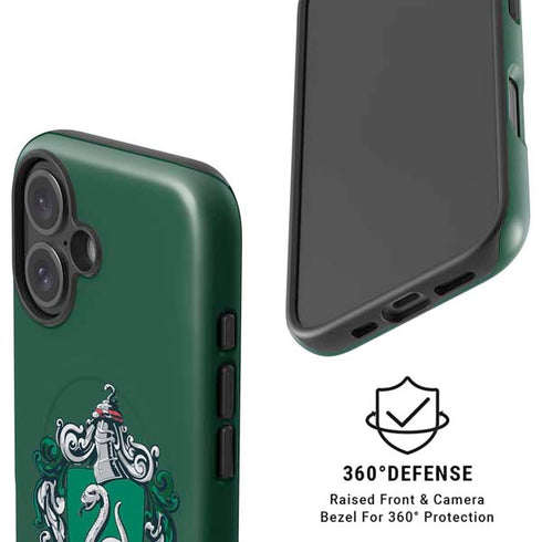 Wizarding World Harry Potter Slytherin House Crest iPhone 16 Magsafe Impact Case