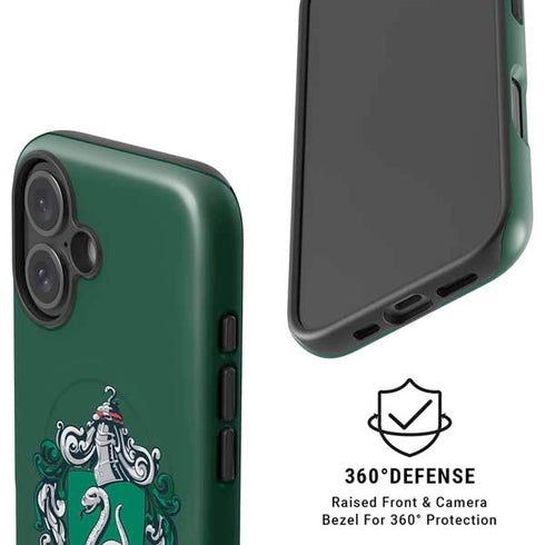 Wizarding World Harry Potter Slytherin House Crest iPhone 16 Plus Magsafe Impact Case