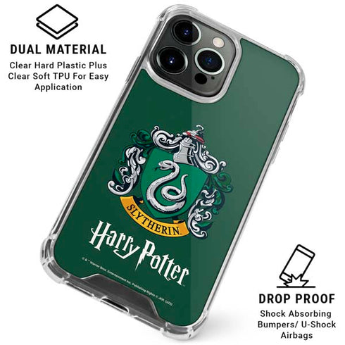 Wizarding World Harry Potter Slytherin House Crest iPhone 16 Pro Clear Case
