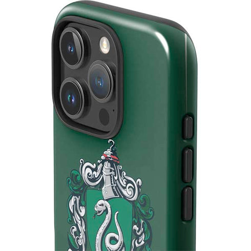 Wizarding World Harry Potter Slytherin House Crest iPhone 16 Pro Impact Case