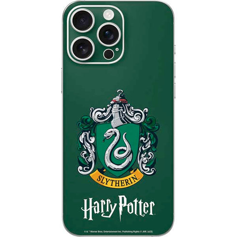 Wizarding World Harry Potter Slytherin House Crest iPhone 16 Pro Max Skin