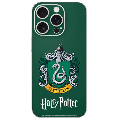 Wizarding World Harry Potter Slytherin House Crest iPhone 16 Pro Skin