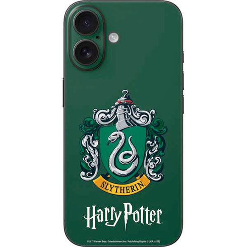 Wizarding World Harry Potter Slytherin House Crest iPhone 16 Skin