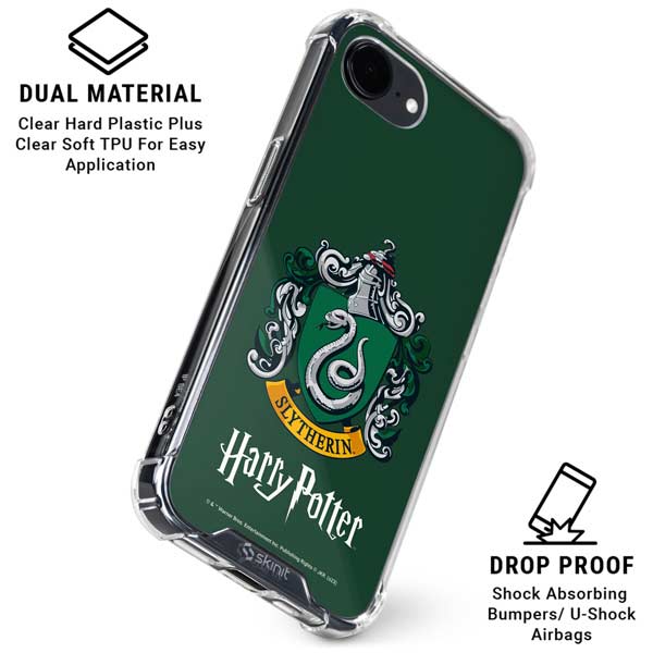 Wizarding World Harry Potter Slytherin House Crest iPhone 16e Clear Case