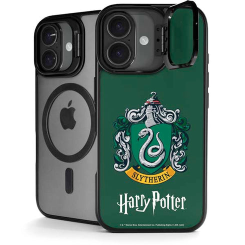 Wizarding World Harry Potter Slytherin House Crest iPhone 17 Kickstand Case