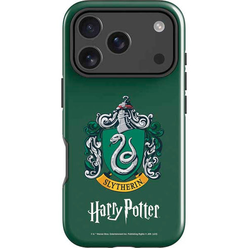 Wizarding World Harry Potter Slytherin House Crest iPhone 17 Pro Impact Case