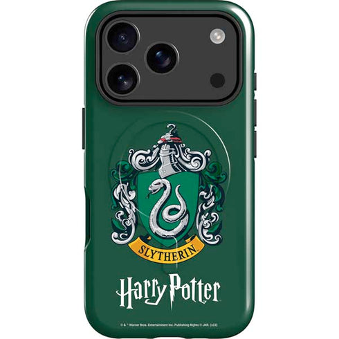 Wizarding World Harry Potter Slytherin House Crest iPhone 17 Pro Max Magsafe Impact Case
