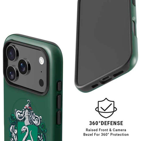 Wizarding World Harry Potter Slytherin House Crest iPhone 17 Pro Max Magsafe Impact Case