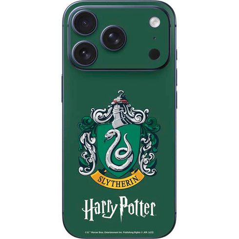 Wizarding World Harry Potter Slytherin House Crest iPhone 17 Pro Max Skin