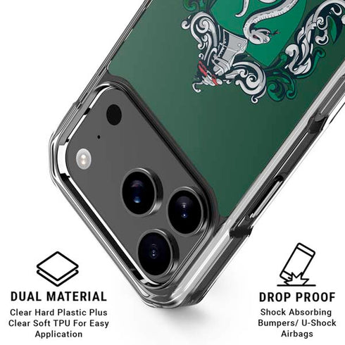 Wizarding World Harry Potter Slytherin House Crest iPhone 18 Pro Clear Case
