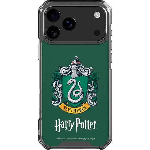 Wizarding World Harry Potter Slytherin House Crest iPhone 18 Pro Max Clear Case