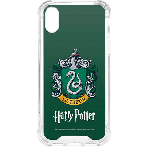 Wizarding World Harry Potter Slytherin House Crest iPhone XS Clear Case