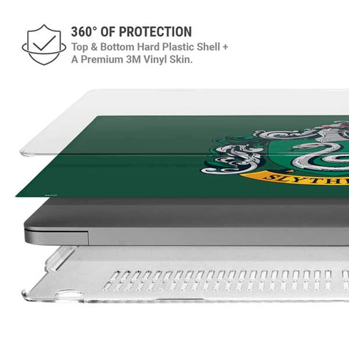Wizarding World Harry Potter Slytherin House Crest MacBook Pro 14in (2021-24) Case plus Skin