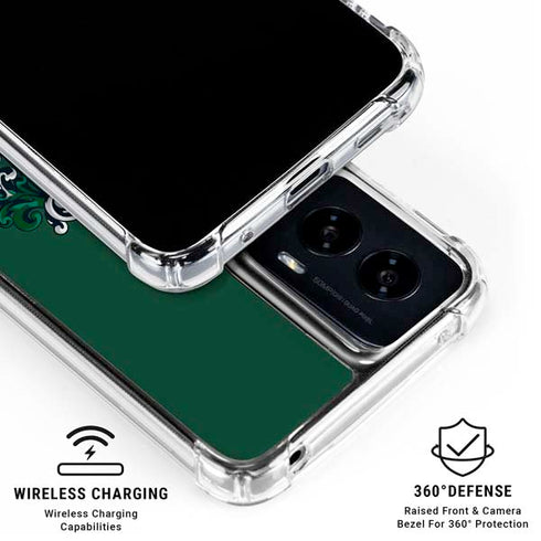 Wizarding World Harry Potter Slytherin House Crest Moto G Power 5G (2024) Clear Case