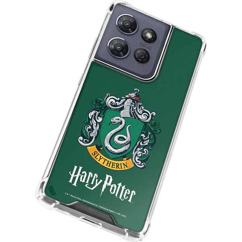 Wizarding World Harry Potter Slytherin House Crest Moto G Power 5G (2025) Clear Case