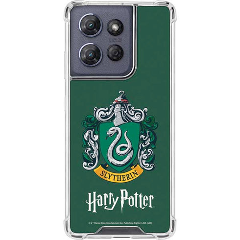 Wizarding World Harry Potter Slytherin House Crest Moto G Stylus 5G (2025) Clear Case