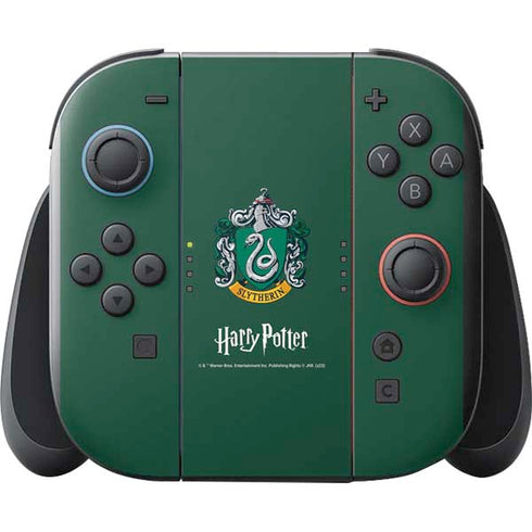 Wizarding World Harry Potter Slytherin House Crest Nintendo Switch 2 (2025) with Joy-Con Skin