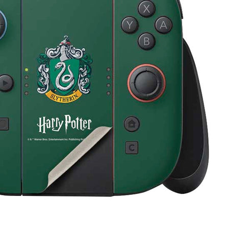 Wizarding World Harry Potter Slytherin House Crest Nintendo Switch 2 (2025) Joy-Con Controller Skin