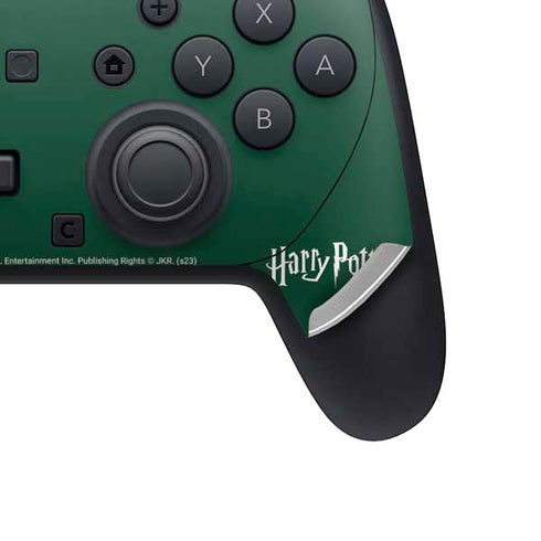 Wizarding World Harry Potter Slytherin House Crest Nintendo Switch 2 (2025) Pro Controller Skin