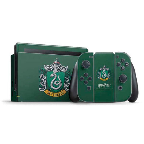 Wizarding World Harry Potter Slytherin House Crest Nintendo Skins