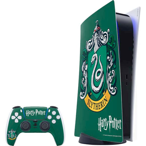Wizarding World Harry Potter Slytherin House Crest PlayStation PS5 Skins