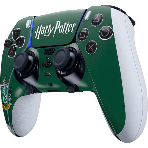 Wizarding World Harry Potter Slytherin House Crest PS5 DualSense Edge Pro Controller Skin