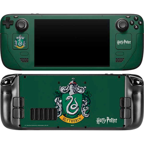Wizarding World Harry Potter Slytherin House Crest Steam Deck Handheld Gaming Computer OLED Skin