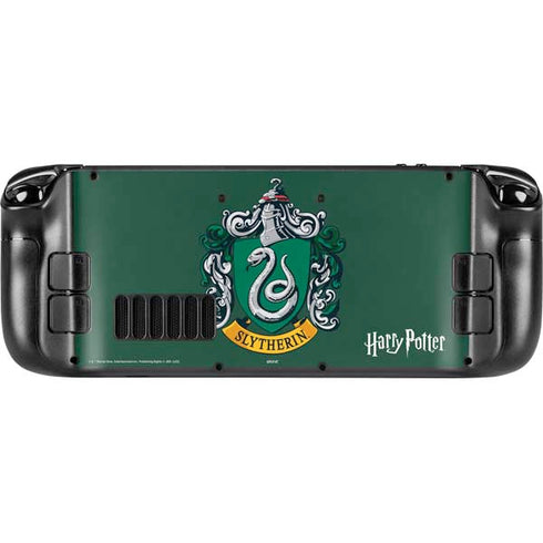 Wizarding World Harry Potter Slytherin House Crest Steam Deck Handheld Gaming Computer OLED Skin