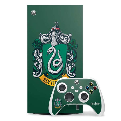 Wizarding World Harry Potter Slytherin House Crest Xbox Series X Skins