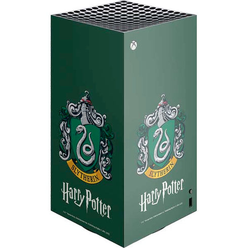 Wizarding World Harry Potter Slytherin House Crest XBox Series X Digital Edition Console Skin