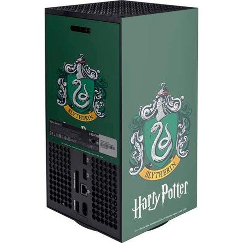 Wizarding World Harry Potter Slytherin House Crest XBox Series X Digital Edition Console Skin