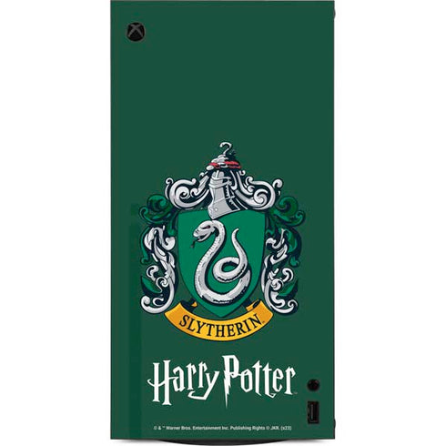 Wizarding World Harry Potter Slytherin House Crest XBox Series X Digital Edition Console Skin