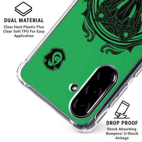 Wizarding Worlds Harry Potter Slytherin Illustration Galaxy A36 5G Clear Case