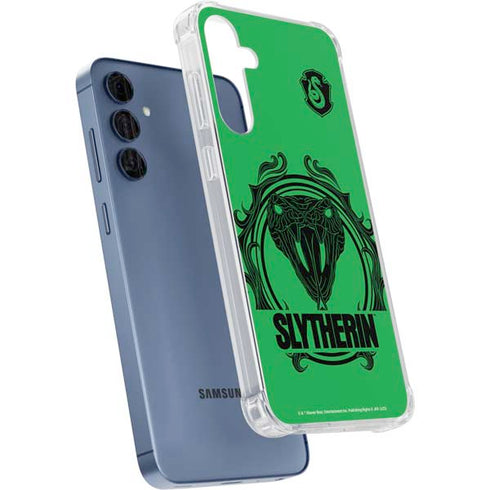 Wizarding Worlds Harry Potter Slytherin Illustration Galaxy A55 5G Clear Case
