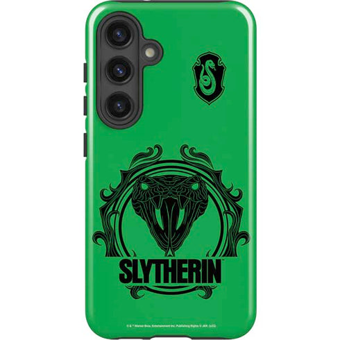 Wizarding Worlds Harry Potter Slytherin Illustration Galaxy S25 Plus Impact Case