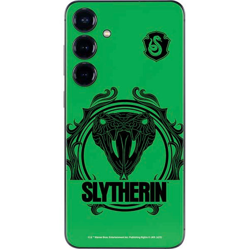 Wizarding Worlds Harry Potter Slytherin Illustration Galaxy S25 Plus Skin