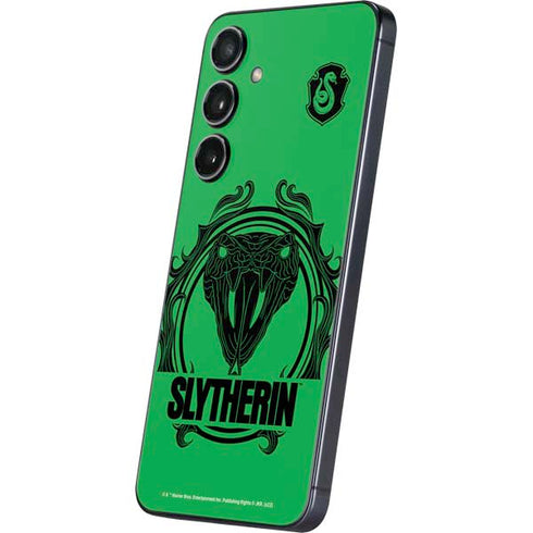Wizarding Worlds Harry Potter Slytherin Illustration Galaxy S24 Skin