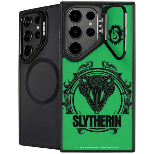Wizarding Worlds Harry Potter Slytherin Illustration Galaxy S24 Ultra Kickstand Case
