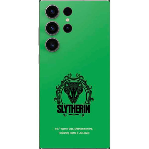 Wizarding Worlds Harry Potter Slytherin Illustration Galaxy S25 Ultra Skin